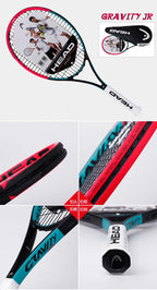 HEAD 2026 New Carbon Tennis Racket for Men Women Tenis Raquete Blue