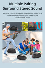 ZEALOT-S97 80W Bluetooth Speaker Powerful Wireless Speaker with Portable Handle, for Party, Camping，RGB colorful light