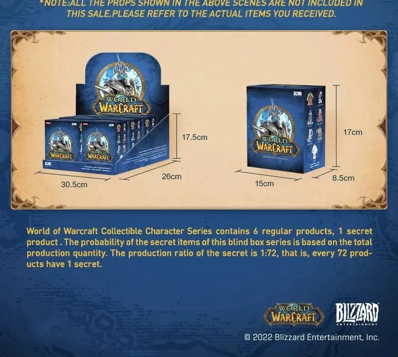 POP MART World of Warcraft Classic Blind Random Box Toys Ornaments Action Figure Mystery Box Caja Caixa Guess Bag for Boys Gitf