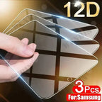 3 Pcs Tempered Glass For Samsung S26 S25 S24 S23 S22 Ultra Plus A57 A56 A37 A36 A17 A16 Screen Protector Full Protective Glass