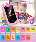 Kids Smart Phone for Girls Boys Kids Cell Phone Toys Dual Camera Music Player 17 Games Toddler Learning Phone For Birthday Gifts