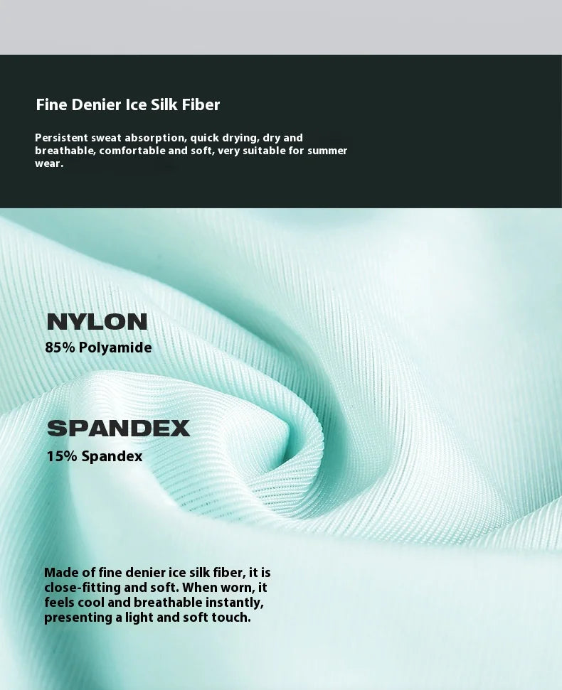 4pcs LORIEN CREST ice silk Men's underwear seamless ultra-thin double-layer crotch breathable men's briefs mid-waist sexy&light