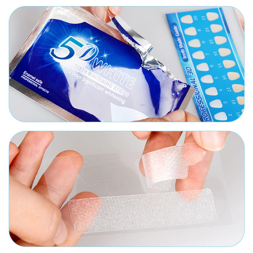Teeth Whitening Strips White Tooth Dental Kit Oral Hygiene Care Strip for Teeth Veneers Dentist Whiten Strips 3D/5D/9D