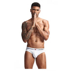 3pcs【LORIEN CREST】Men's Pure Cotton Low Waist Elastic Sexy Loose Breathable Youth Pant Headband Underwear Summer Cotton Briefs