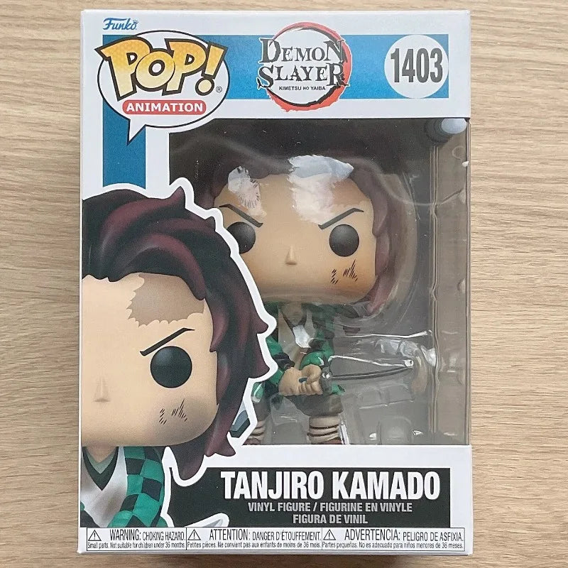 Funko POP Original Genuine Demon Slayer Anime Figure Tanjiro Kamado 1403 Action Figure Toys for Boys Girls Gift Model Main image