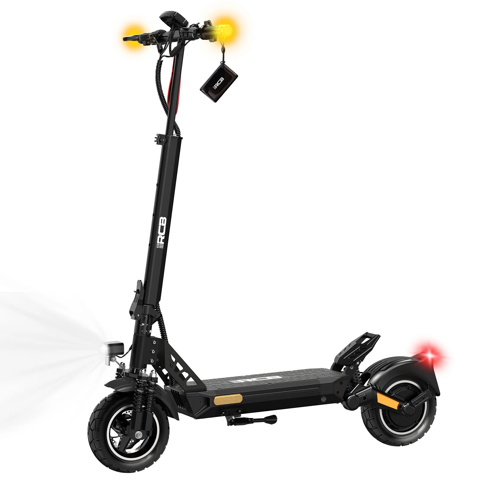 RCB NFC D5 ABE Ultra Electric Scooter for Adults ABE Certified 500W Motor 1600W Peak 27Ah Battery 110-130km Range 10 Inch Self-repairing Tires Double Brake Dual Suspension Turn Signals NFC APP Main image