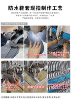 RAN Cow Leather Hiking Boots Men For men Outdoor Sport Walking Sneakers trekking Snow Shoes women Climbing Mountain Hunting boot