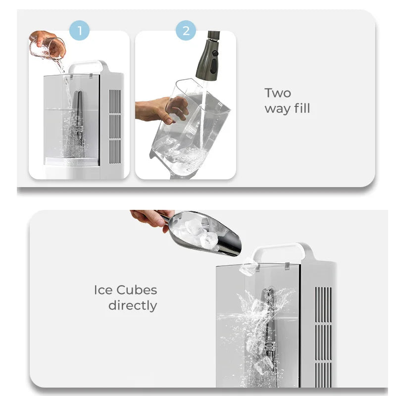 Portable Cooling Fan, Intelligent Remote & Touch Control, Timer, Strong Wind, Water & Ice Cooling, Multifunctional Air Cooler fo
