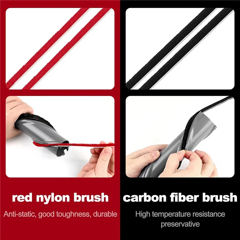 【Shopper’S Favorite】7Pcs Soft Plush Strip For Dyson V7 V8 V10 V11 Vacuum Cleaner Attachments Roller Brush Replacement Parts
