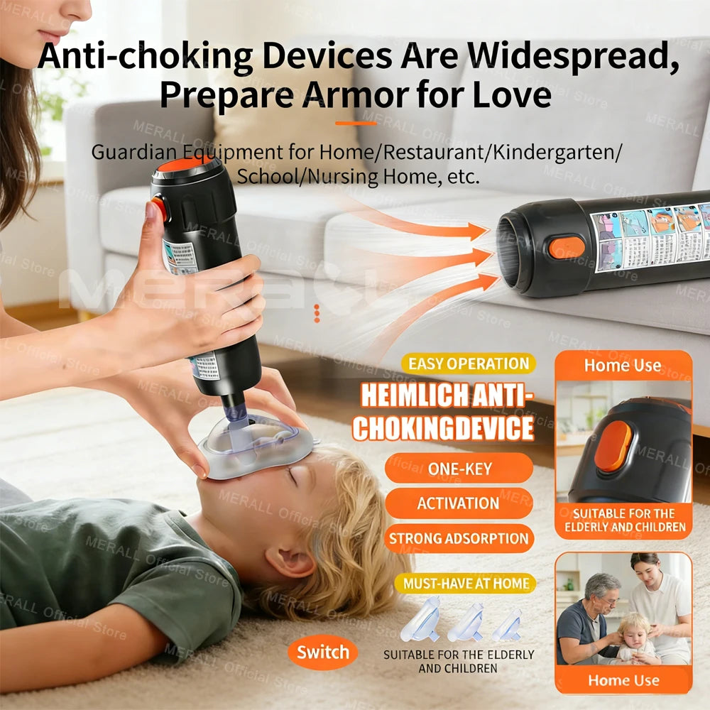 Automatic Choking Rescue Device First Aid Kit for Kids and Adults Anti Asfixia Device Emergency Sucker Tools rescue Main image