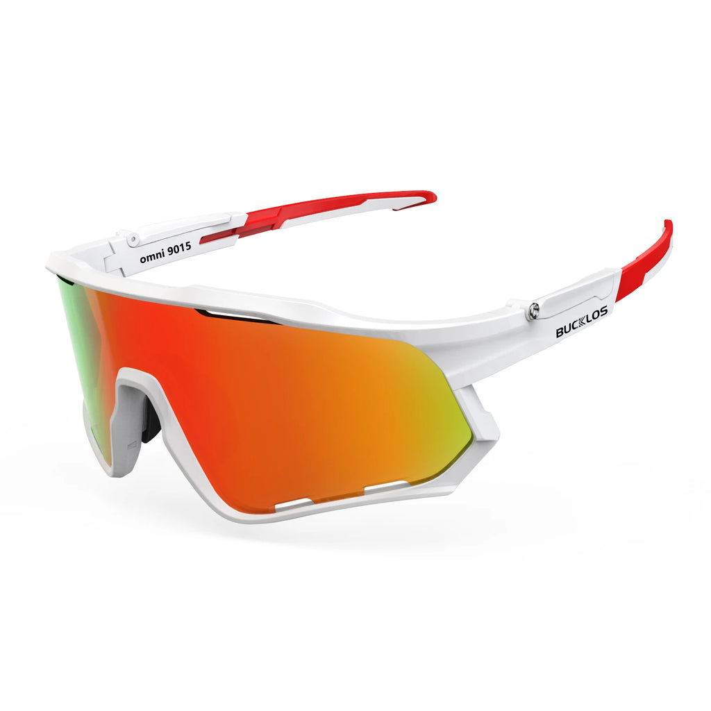 BUCKLOS Polarsized Cycling Glasses UV400 Road Mountain Bike Goggles TR-90 Frame Windproof Outdoor Sports Eyewear Cycling Parts