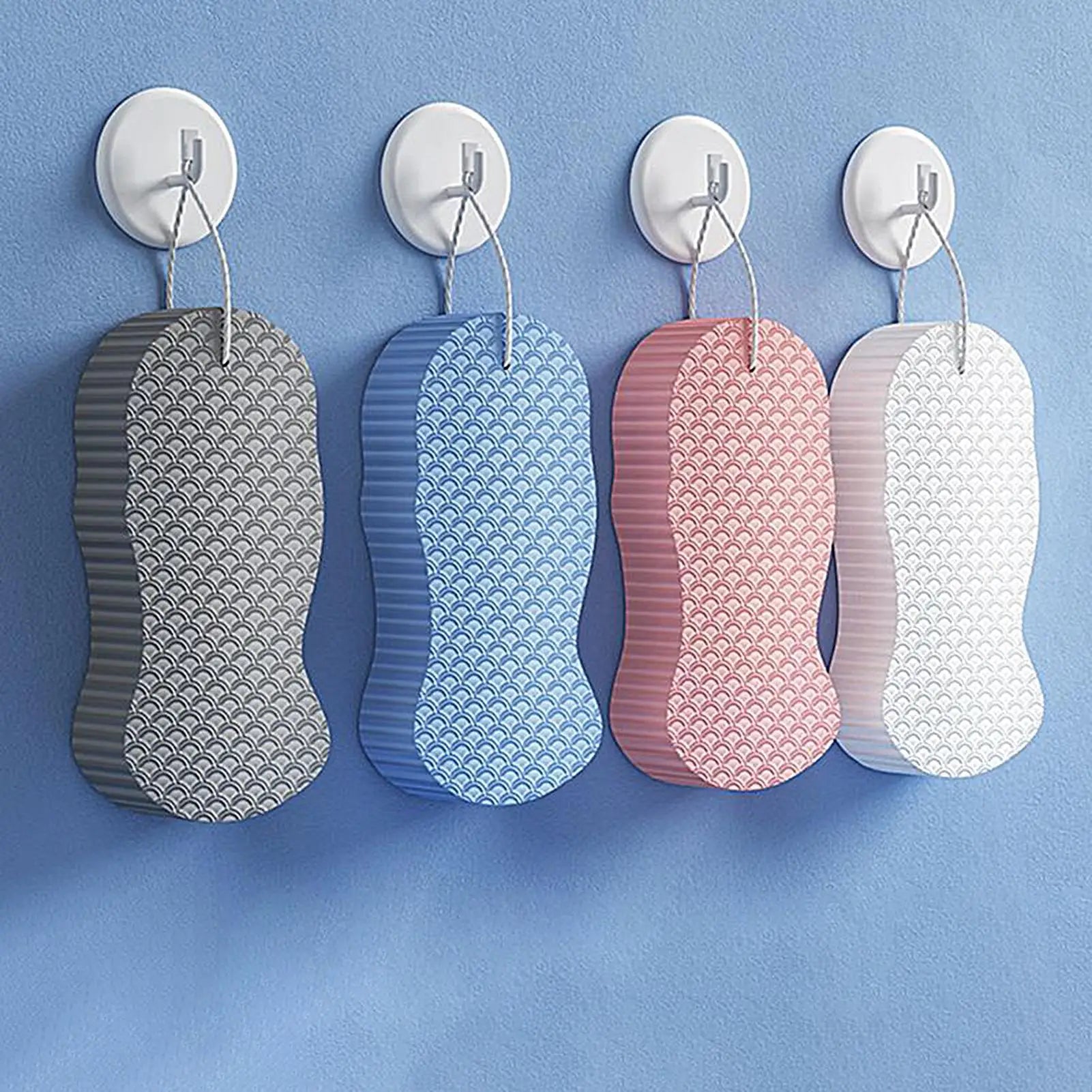 Bath Sponge Exfoliating Bath Scrubbing Sponges Body Washcloth Scrubber Deep Cleanse Exfoliating Skincare Shower Scrubbing Tool