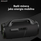 ZEALOT S79 Bluetooth Speaker 100W Portable Subwoofer HiFi Dual Pair Fast Charge 24000mAh Battery