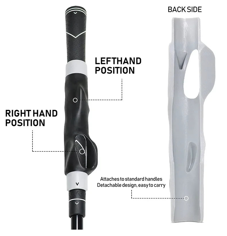 Golf Grip Trainer Golf Club Training Aid Enhance Grip Strength Golf Grip Kit for Golf Club To Help Train Correct Hand Position