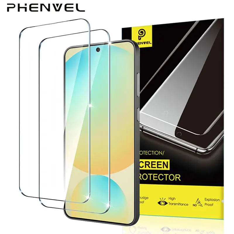 High Clear Protective Glass For Samsung Galaxy S24 Ultra S22 Plus S21 S23 FE S25 Screen Protector Anti Shatter Tempered Film