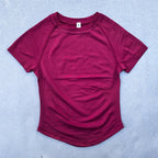 Seamless Yoga Top for Women Short Sleeve Gym Crop Top Light Weight Yoga Shirts Fitness Gym Shirts Stretchy Sports Shirts