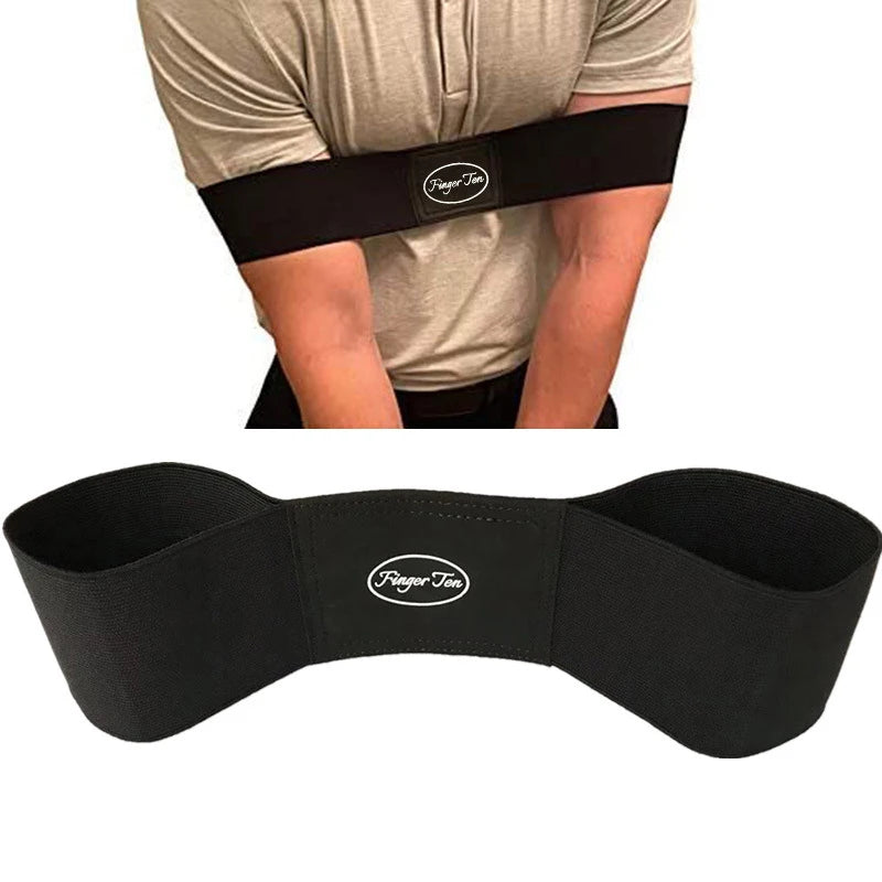 Professional Elastic Golf Swing Trainer Arm Belt Gesture Alignment Training Aid Outdoor Sports For Golf Sports Accessory Main image