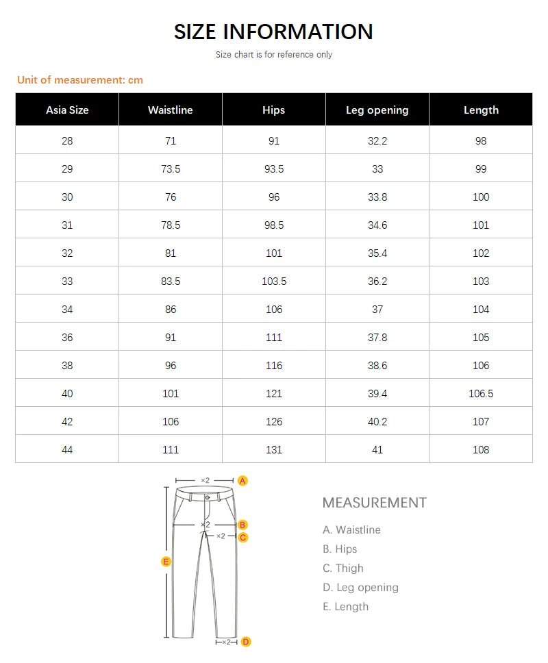 2026 98% Cotton Elastic Cotton Jeans Men's Spring Slim Straight Denim Pants Comfort Large Size Korean Business Casual Trousers