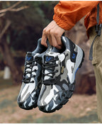 Men Casual Shoes Summer Outdoor Sneakers Women Footwear Trainer Camouflage Shoe Anti Slip Wear-Resistant Hiking Footwear