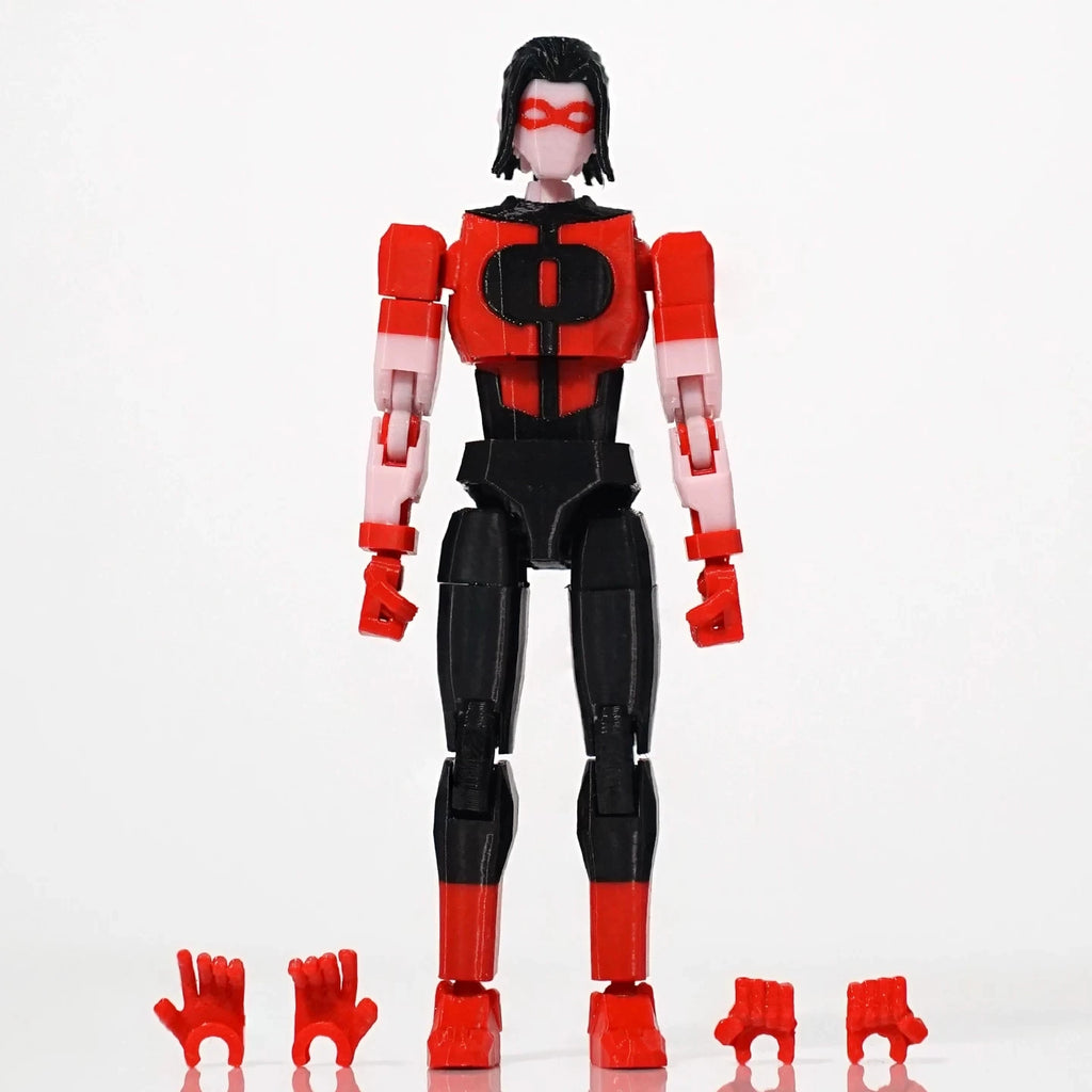 In Stock New 3d Printed Invincible Toys Action Figures T13 Dummy 13 Superheroes Multi-Jointed Movable Shapeshift Toys