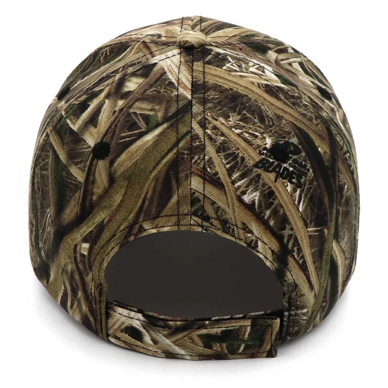 Custom Print Embroidery Outdoor Jungle Fishing Baseball Hat Cap Man Camouflage Hunting Hats Cotton Casquette Trucker Dad Caps