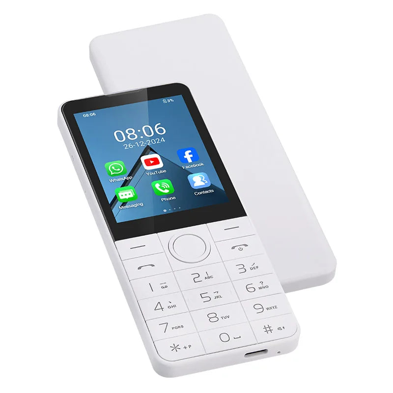 NEW DOOV R77 4G Touch Keyboard Google Phone Android 13 2.8" Screen 3GB+32GB 2100mAh Volte Call Whatsapp Cell Hebrew Arabic Phone