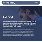 Sanag Z60S Ear Clip on OWS Earphones HiFi Sound Open Ear Earbud Audífonos Bluetooth Wireless Headphones Flash-sale Headsed
