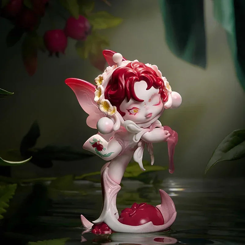 POP MART SKULLPANDA Petals In Four Acts Series Mystery Box Genuine Blind Box Guess Toys Bag Ornament Figurine Home Decor Desktop