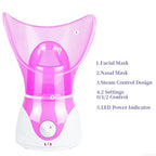 Face Steamer Facial Heating Sprayer Skin Moisturizing Pore Cleaner Facial Hot Fog Steamer Home SPA Machine Care Skin Humidifier