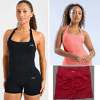 AYBL Fashion Shorts Low Waist Seamless Yoga Shorts Scrunch Bum Gym Shorts Women Workout Biker Stretch Fitness Shorts