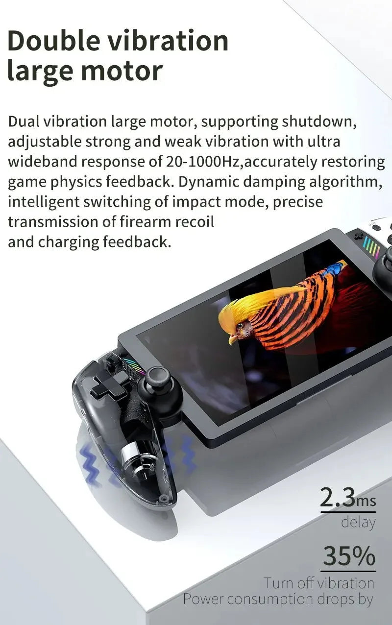 M28 Retro Handheld Video Game Console, 7.1-inch screen, 30+ emulators for PS2/PS1/PSP, 3D dual analog sticks [God of War Classic