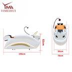 Professional Hot Sell Electric Lay Down Salon Head Spa Massage Shampoo Bed With Head Therapy and Steamer