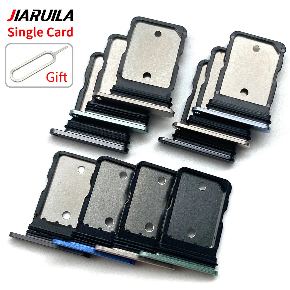 SIM Card Tray Holder For Google Pixel 8 8A 8 Pro Sim Single Card Tray Holder Adapter Chip Drawer Socket Accessories Parts
