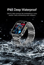 2026 New Health Smart Watch Laser Therapy Reduce Three Highs Blood Oxygen Pressure Uric Acid Blood Lipid ECG Smartwatch For Man