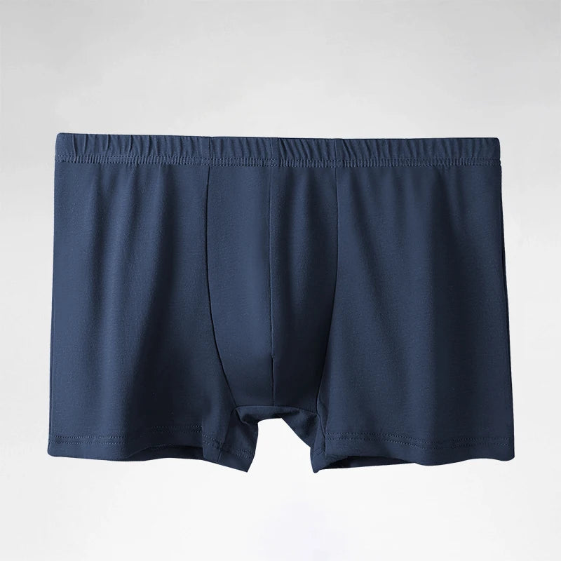 Men's Underwear 100% Cotton Boxer Briefs Summer Large Size Thin Breathable Comfort Underwear Sports Boys Boxer Briefs
