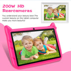 New 7 Inch 5G WiFi Kids' tablets Quad Core 4GB RAM 64GB ROM Dual Cameras Android 13.0 Learning Education Tablet PC 4000mAh