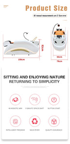 Professional Hot Sell Electric Lay Down Salon Head Spa Massage Shampoo Bed With Head Therapy and Steamer