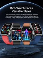 2026 New Health Smart Watch Laser Therapy Reduce Three Highs Blood Oxygen Pressure Uric Acid Blood Lipid ECG Smartwatch For Man