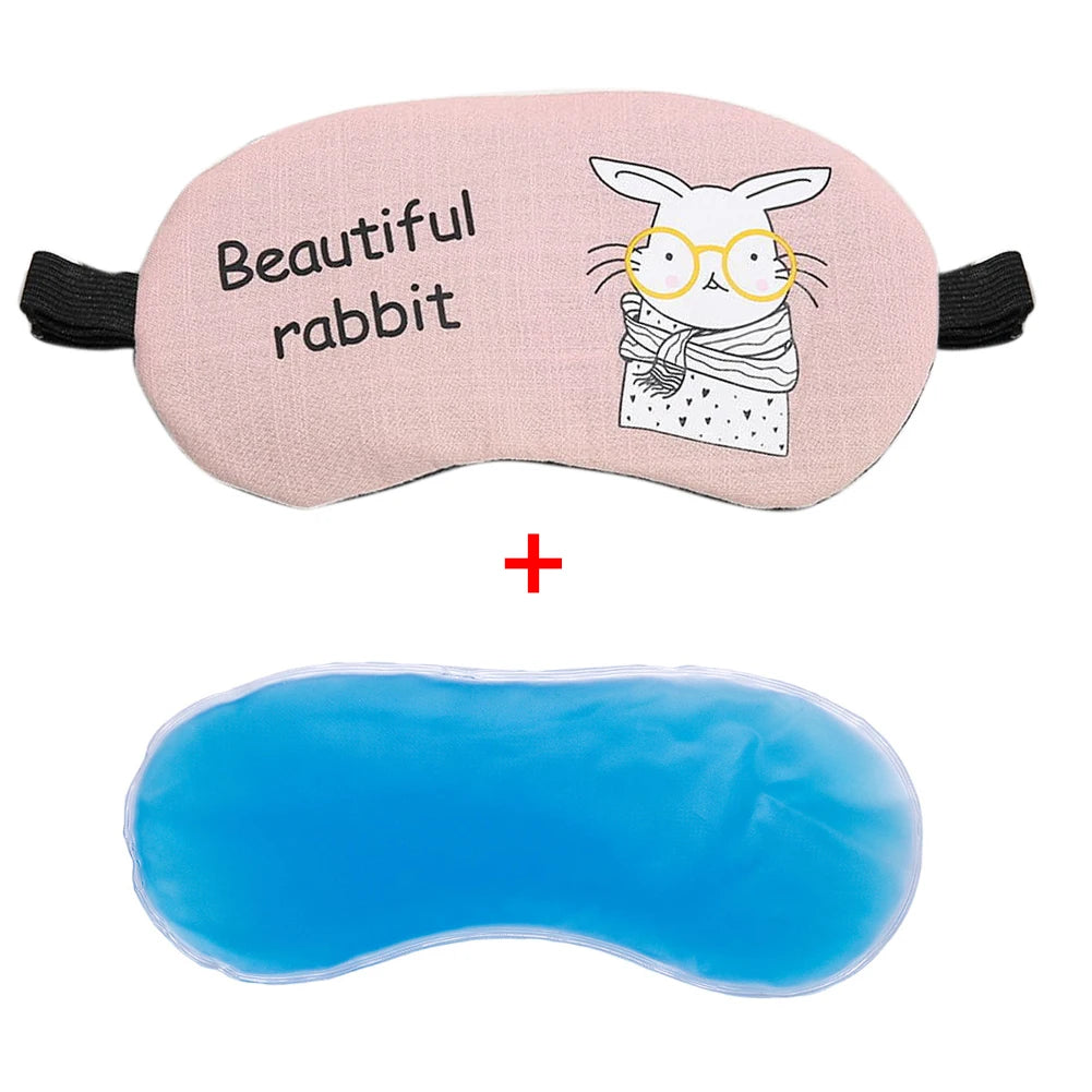 1Pc Eye Mask Dedicated Ice Pack Eye Shade Cooler Bag Sleeping Mask Cover Patch Cold Soothing Gel Health