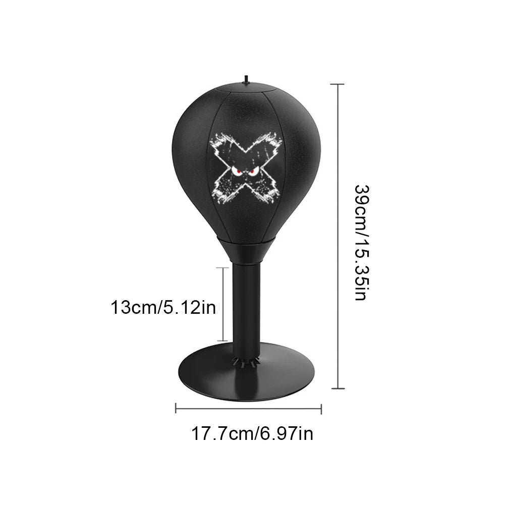 Desktop Punching Ball With Suction Cup Tabletop Boxing Punching Bag Tress Buster Desk Boxing Punch Ball Stress Release