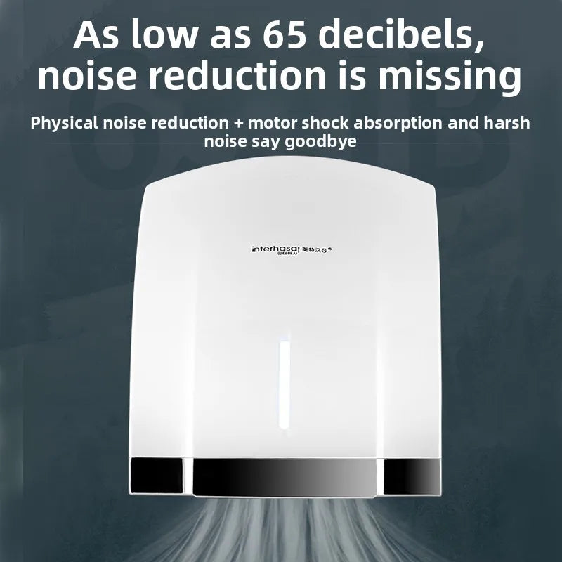 220V  Infrared Induction Wall-mounted Automatic Sensor Bathroom Hand Dryers Cold/Hot Commercial Dryer Machine,High-Speed Drying