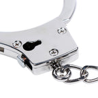 DUTRIEUX Stainless Steel Handcuffs Adjustable Fetish Restraints BDSM Bondage Alloy Lock Hand Ankle Cuffs Set Sex Toys For Couple