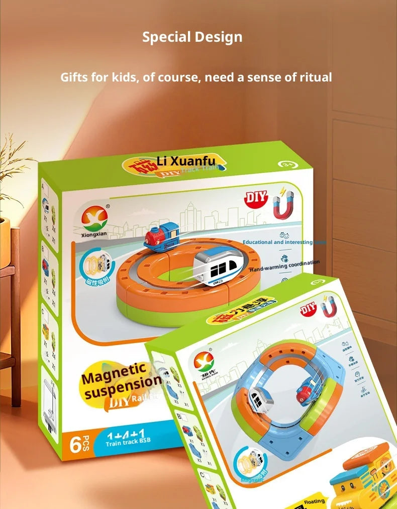 Magnetic Bullet Train Set For Kids With Electric Locomotive Diy Track Building Blocks Stem Educational Construction Toy Birthday