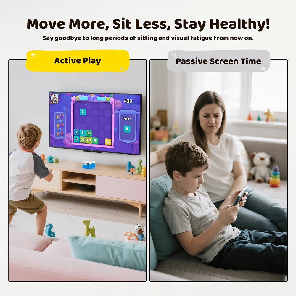 KINHANK MotionX Active Play System for Kids & Families Video Game Console for Ongoing Updates Kids Toy Indoor Physical Activity