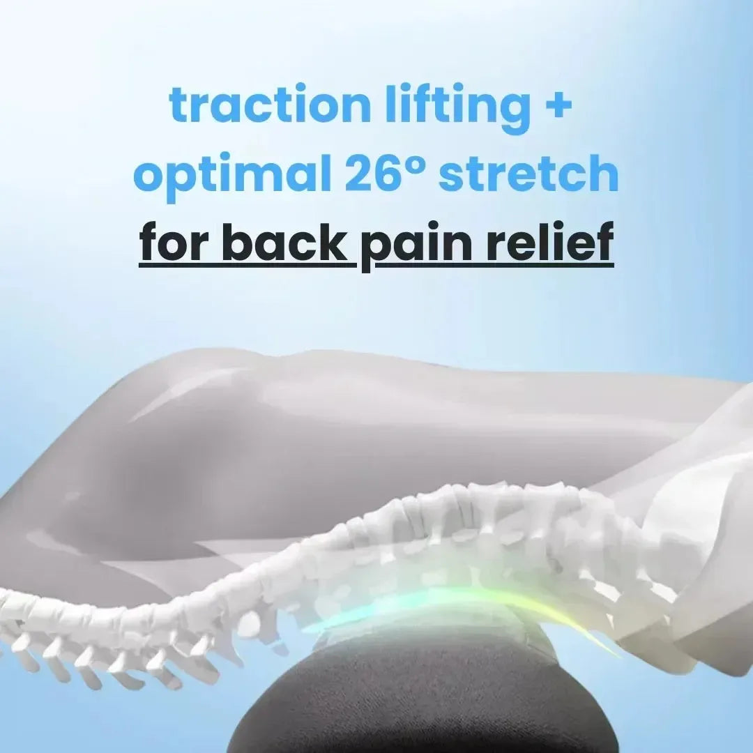 NEW 3-in-1 Back Massager with Relief Bed Sleeping Shiatsu Deep Tissue Portable Shoulder Lower Back Pain Relief Waist Massager