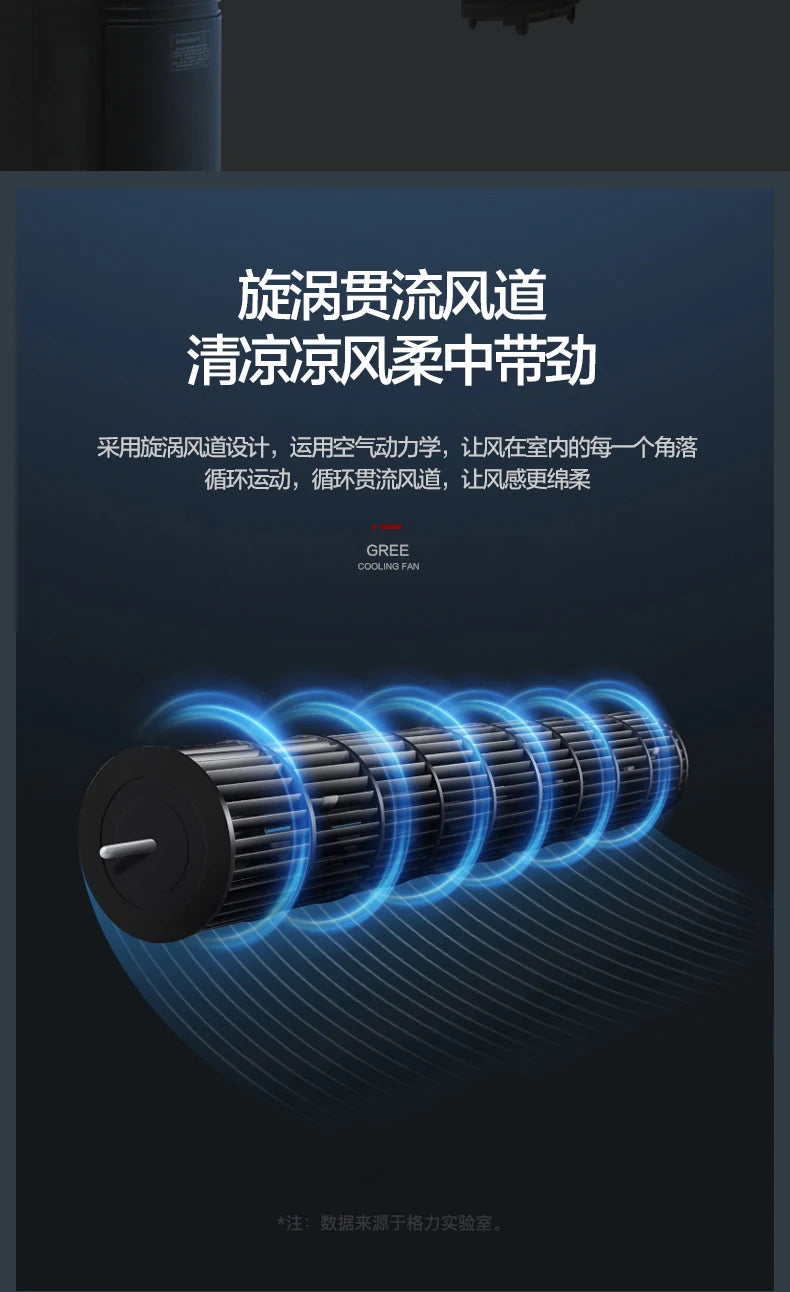 Gree air-conditioning fan cooling and heating dual-purpose air cooler small water fan refrigeration mobile small air conditioner