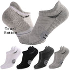 1 PAIRS Towel Bottom Hiking Socks Men Women Cotton Sock Short Running Sport Socks Breathable Deodorous Socks Plus Size EUR 35-50