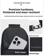 Men's Fashionable Casual Chest Bag Outdoor Cycling Waterproof Durable Sports Backpack Trendy Versatile Portable Crossbody Bag