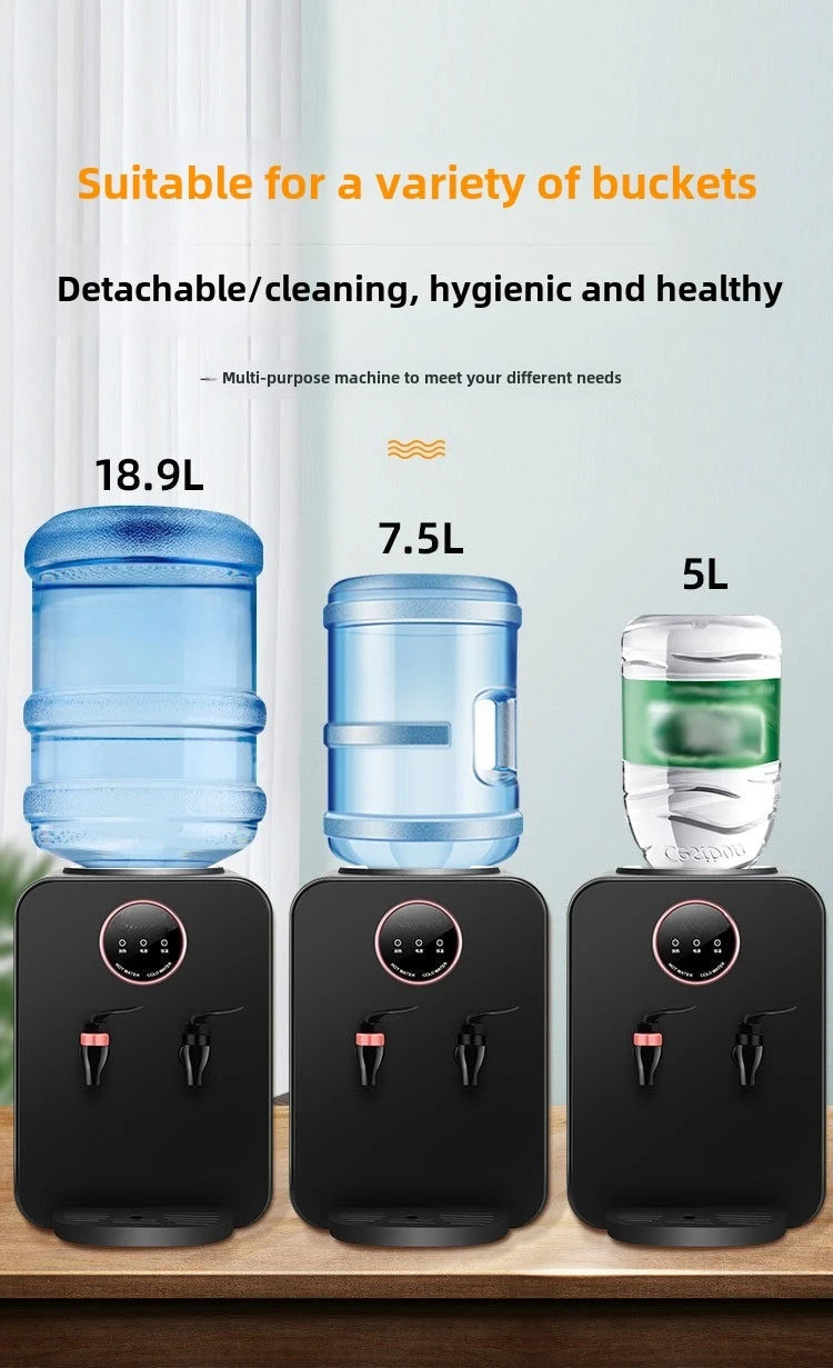 110V 220V Desktop Cold/Hot Water Dispenser,household Ice & Warm & Hot Water Machine with Automatic Temperature Control