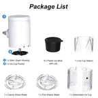 Shaved Ice Attachment for KitchenAid Stand Mixers with 8 Ice Molds Ice Shaver Attachment with Coarse and Fine Blades